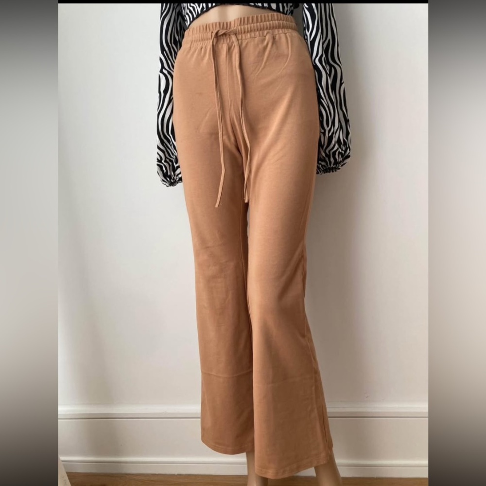 SHEIN flare drawstring pants